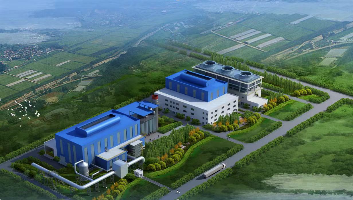 7-沙钢100MW级超高效CCPP发电项目模拟效果图